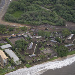Waiakoa Stream's December 2021, "Flooding Footprint". Photo: D.Dorn Waiakoa-2021_1209_Flood_Footprint-PhotoDDorn